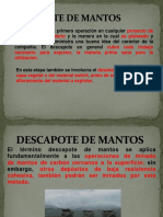 Descapote de Mantos