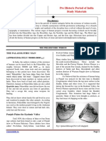 Prehistoric Period of India