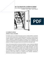 Factores Sociales y Culturales de La Conducta Humana