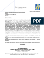 Carta Al Ministro de Transporte (27!06!2016) Final