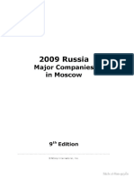 RUSSIA. Major Companies in Moscow City. Volume 1