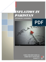 Inflation in Pakistan: Psychology Assignment