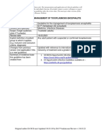 Guideline For The Management of Toxoplasmosis Encephalitis