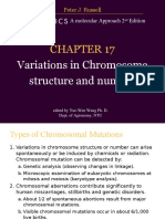 Variations in Chromosome Structure and Number: A Molecular Approach 2 Edition