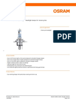 Product Datasheet: NIGHT RACER 110 - Halogen Headlight Lamps For Motorcycles