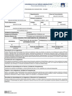 Silabo de Analisis Matematico para Biotecnologia