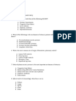 Hemodynamic MCQ From Ghadeer