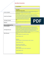 UH COE Lesson Plan Template (Direct Instruction)