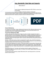 Channel Multiplexing, Bandwidth, Data Rate and Capacity: Nikola Zlatanov