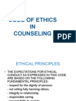 Topic 7 The Importance of Code of Ethics in Counselling Profession