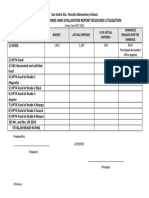 M and E of Resource Utilization