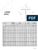 T - Sections Half H.E.A.: X XB XT X X y y y M T / 2 2 4 3 3 4 3 - 2 2 / 2 / Web