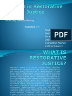 Restorative Justice Report