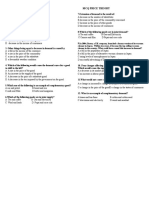 MCQ Price Theory