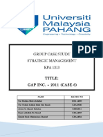 Case Analysis (Gap)