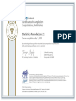 CertificateOfCompletion - Statistics Foundations 1