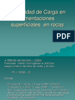 06 Capacidad de Carga en Cimentaciones Superficiales en Rocas