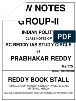 RC Reddy Polity Material PDF