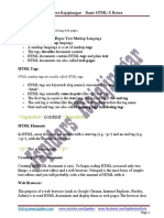 HTML Notes PDF