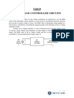 Ac Voltage Controller Circuits: Unit-8