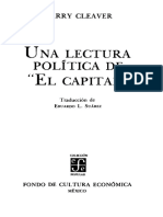 Una Lectura Politica de EL CAPITAL PDF