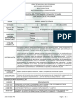 Informe Programa de Formación Titulada - PDF DIBUJO ARQ