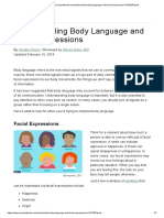 Understanding Body Language and Facial Expressions