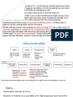 Dairy Process Plant Along With Block Diagram 1