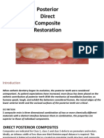 Direct Posterior Restorations Sindhu