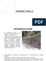 Earth Retaining Walls