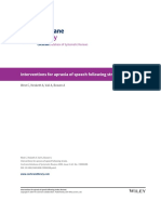 West (2005) - Interventions For Apraxia of Speech Following Stroke)