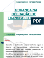 Segurança Na Operação de Transpaleteira