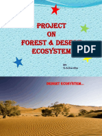 Project ON Forest & Desert Ecosystem: BY N.S.Swetha