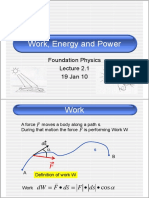 Physics - Lecture 2.1 Work