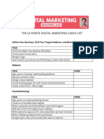 The Ultimate Digital Marketing Checklist PDF