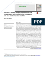 Systematic Review Research On Needle/syringe Programs and Opiate Substitution Programs in Low - and Middle-Income Countries