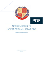 Introduction To International Relations Final