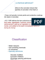 Chemical Admixture