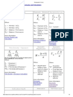 Radiograph Formula