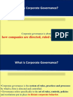 How Companies Are Directed, Ruled and Controlled: Corporate Governance Is About