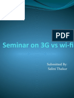 Seminar 3G VsWi-Fi