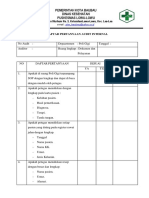 Daftar Pertanyaan Audit Internal Lowu-Lowu