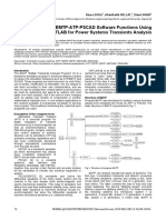 Programming EMTP-ATP-PSCAD Software Functions Using MATLAB For Power Systems Transients Analysis