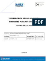 Procedimiento de Limpieza y Pintado de Eemm Carpinteria.