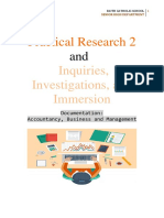 Practical Research 2: Inquiries, Investigations, and Immersion