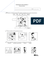 Teste 1 Ano - Estudo Meio - Intermediario 2