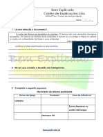 A.2.2 - O Tempo Das Reformas Religiosas - Ficha de Trabalho PDF