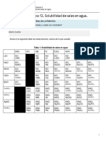 Práctica 12. Solubilidad de Sales en Agua