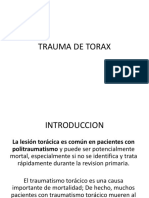 Trauma de Torax