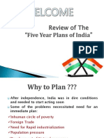 Review of The "Five Year Plans of India"